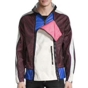 Valentino Mesh Colorblock Jacket Mens 46IT